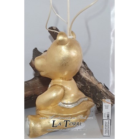 Statua profumatore ippopotamo foglia oro argento soprammobile decorazione casa OG660