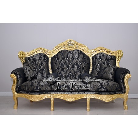 Sofa Armchair Germany coffee table Baroque Gold leaf solid wood AL1242