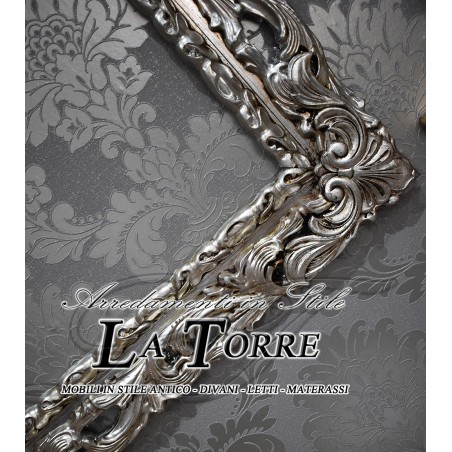 Custom Burnished Baroque Perforated Silver Frame Kit Sliding Safe GGAN