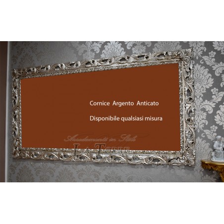 Custom Burnished Baroque Perforated Silver Frame Kit Sliding Safe GGAN