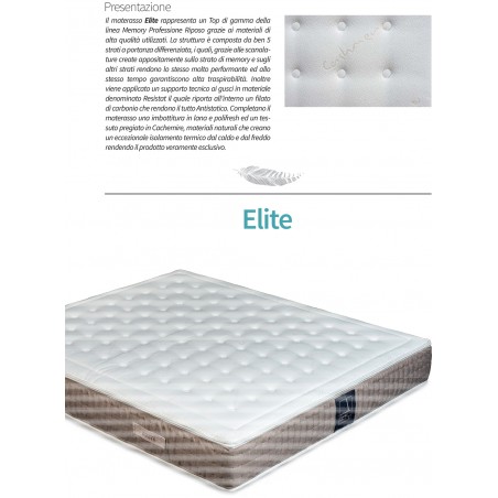 Elite Doppel-Einzelmatratze mit hypoallergenem, orthopädischem Acquapur-Memory-Schaum