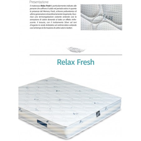 Relax Fresh Memory Foam Matratze, 24 cm, hypoallergen, orthopädisch, Acquapur