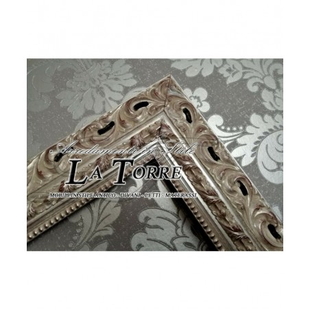 Classic baroque frame mirror made to measure wood sliding system safe GA