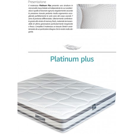 Materasso matrimoniale singolo Molle indipendenti Memory Foam anallergico ortopedico