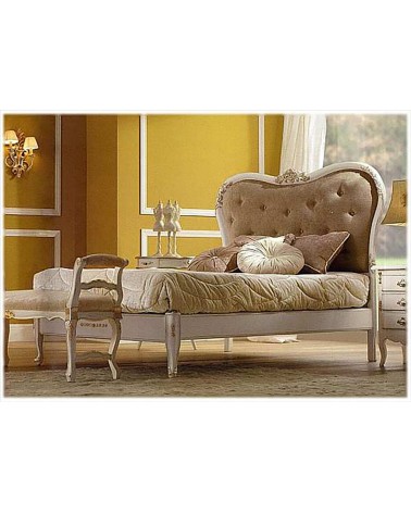 Letto una piazza e mezza contenitore barocco ecopelle o velluto qualsiasi colore legno oro argento Ghana