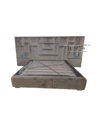 Double bed container classic modern velvet faux leather any color Tony