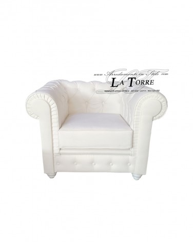 Poltrona divano chesterfield moderno inglese con braccioli vellutino o ecopelle qualsiasi colore bottoni Swarovski AZ20