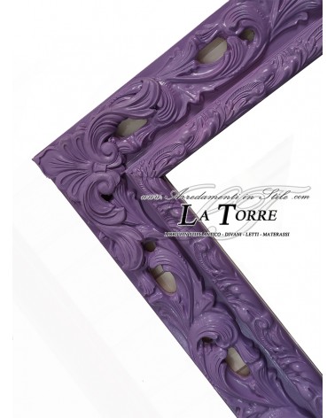 Perforated frame purple or any color classic baroque custom made sliding system safe GGv