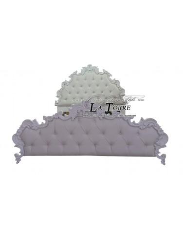 Letto Matrimoniale Barocco contenitore qualsiasi colore oro argento ecopelle vellutino swarovski Rebecca