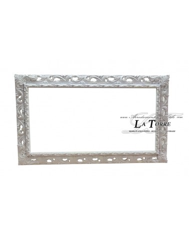 White perforated frame classic baroque custom made sliding system safe GGB