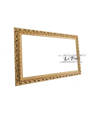 Openwork frame G classic baroque made to measure wood sliding safe