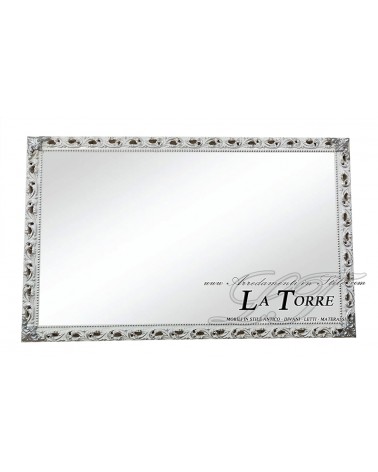 copy of Mirror classic frame made to measure white wood safe sliding system GM224b