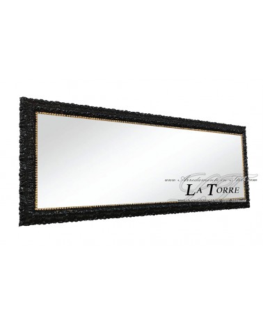 Classic baroque mirror made to measure in wood Madrid sliding system