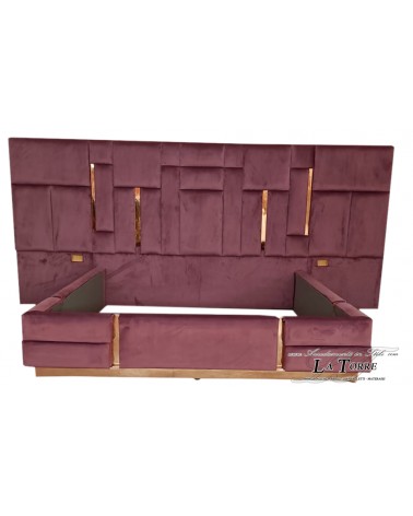 Letto Matrimoniale contenitore classico moderno velluto o ecopelle qualsiasi colore Kekko