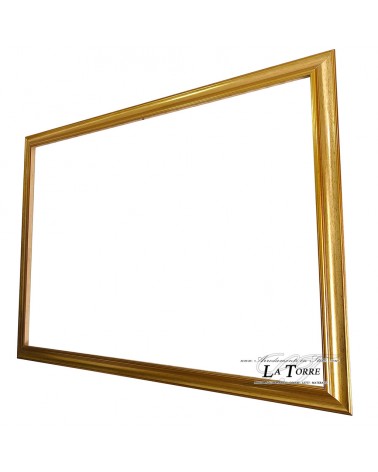 Cornice moderna classica quadro in legno su misura oro Rovescio