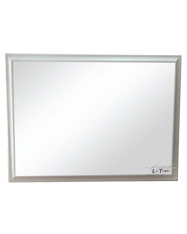 Mirror Modern classic white mirror Reverse custom made wooden frame