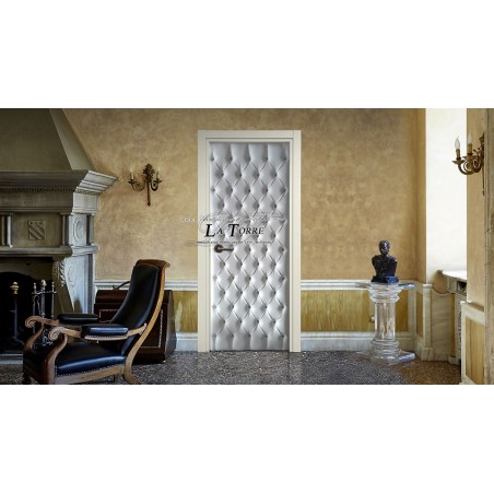Door panel capitonné eco-leather or velvet Swarovski RE08