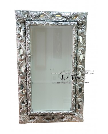 Wall-mounted display cabinet with glass doors Baroque style perforated frame custom-made bottle holder VTGGA