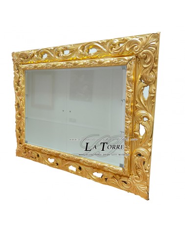 Wall-mounted display cabinet with glass doors Baroque style perforated frame custom-made bottle holder VTGG/O
