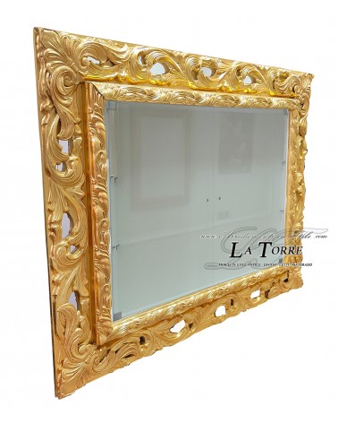 Wall-mounted display cabinet with glass doors Baroque style perforated frame custom-made bottle holder VTGG/O