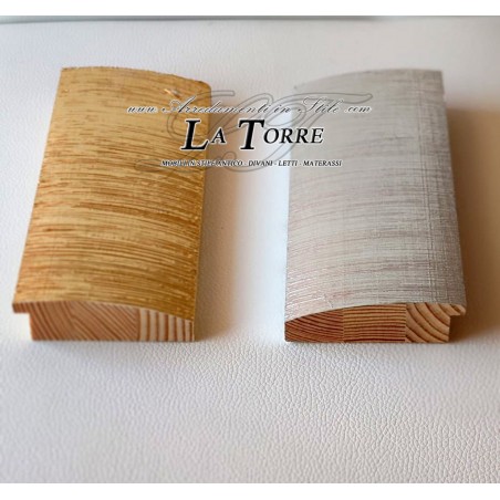 Specchiera specchio classica moderna su misura legno foglia oro 2070o