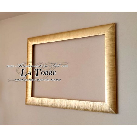 Mirror classic modern custom made wood gold leaf mirror 2070o