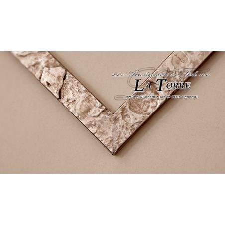 Cornice classica moderna quadro su misura legno argento o oro Muro