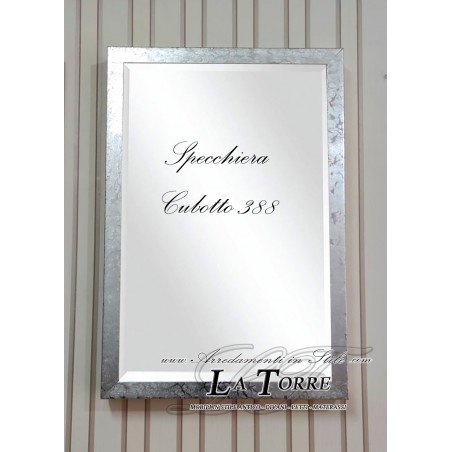 Mirror Classic modern custom made mirror wood silver or gold Cubotto 388