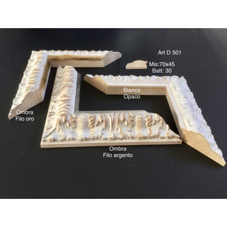Cornice moderna classica su misura Quadro legno D501