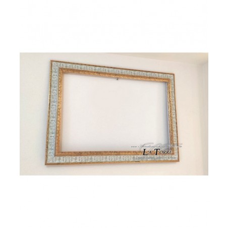 Cornice classica moderna quadro su misura legno D621