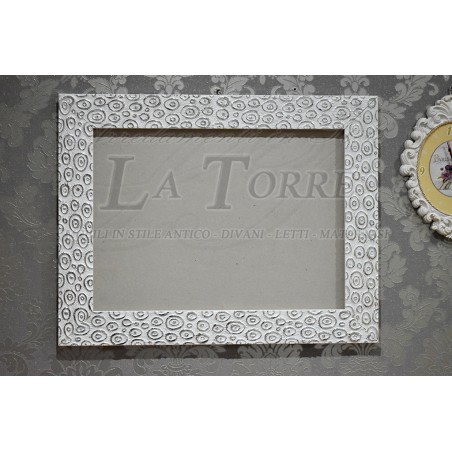 Classic modern frame custom wood picture P95 circle