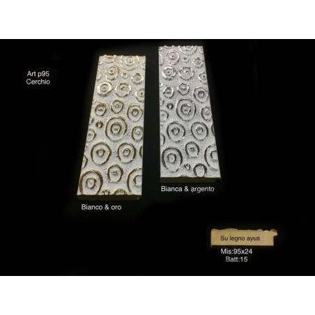 Cornice classica moderna quadro su misura legno P95 cerchio