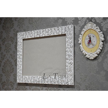 Classic modern frame custom wood picture P95 circle