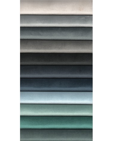 Round double bed with Modern velvet or Luxus eco-leather container