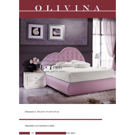 Modern container queen size bed in eco-leather or velvet container any color Heart