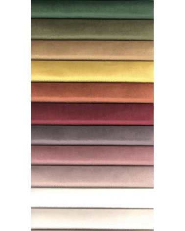 3-Sitzer-Sofa mit Halbinselbezug, Kronennetz und moderner Matratze aus Öko-Leder oder Samt in jeder Farbe, Swarovski AZ05/C