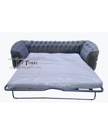 Moderner 3- oder 2-Sitzer-Sessel mit Netzgewebe und Matratze, Samt oder Kunstleder, Swarovski-Kristallen, jede Farbe AZ32