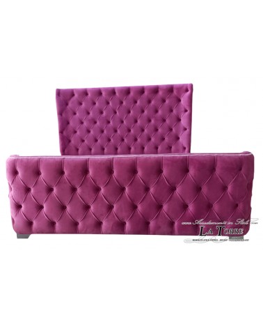 Doppelbett-Container, moderner Samt oder Kunstleder, jede Farbe, Grau 2