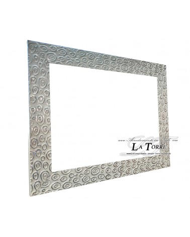 Classic modern frame custom wood picture P95 circle