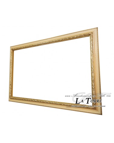 Cornice Classica quadro barocco su misura quadro in legno oro crecklè G131OC