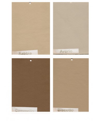 Swarovski RE07 two-tone faux leather or velvet door covering panel
