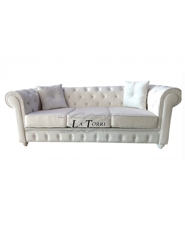 3 seater sofa bed with bed base and mattress Chesterfield modern eco-leather or velvet any color swarovski AZ47
