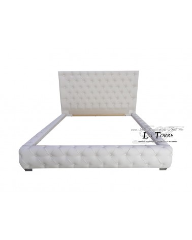 Modernes Stauraumbett Seneca (Queen-Size) aus Samt und Kunstleder, in jeder Farbe