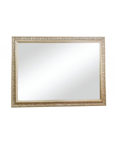 Specchio a parete classico Barocco su misura decorativo Rettangolare Design Elegante specchiera argento D621A