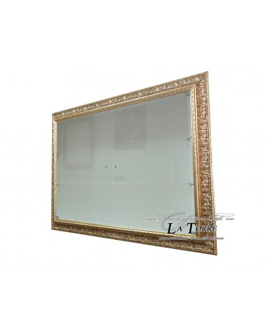 Wall-mounted display cabinet with glass doors Baroque style perforated frame custom-made bottle holder VTD621
