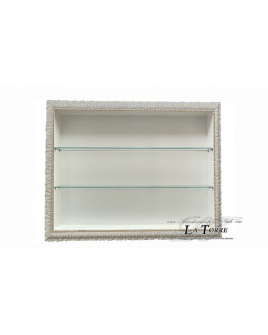 Classic suspended wall display cabinet Baroque style custom made TV stand box frame VTMadrid/AO