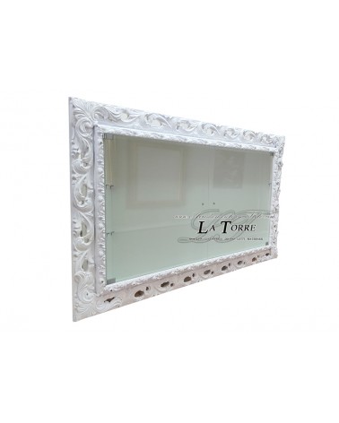 Wandvitrine mit Glastüren im Barockstil, perforiertem Rahmen, maßgefertigtem Flaschenhalter, VTGGB