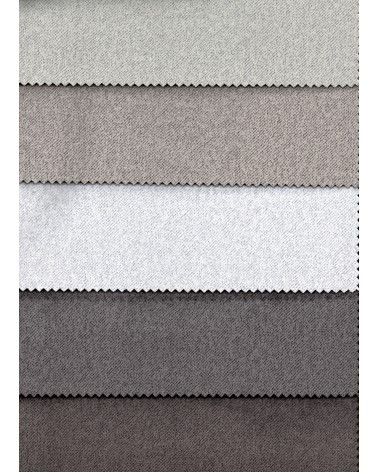 Panca Classica Barocca in Legno Argento e Tessuto Avorio – Personalizzabile nei Colori AZ39B