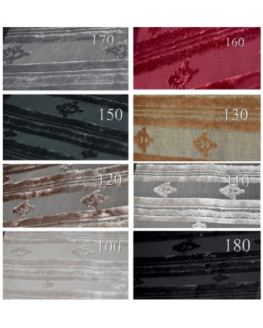 Panca Classica Barocca in Legno Argento e Tessuto Avorio – Personalizzabile nei Colori AZ39B