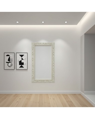 Hand-Carved Ivory Baroque Frame – Custom Made in Elegant Classic Style 1135AV